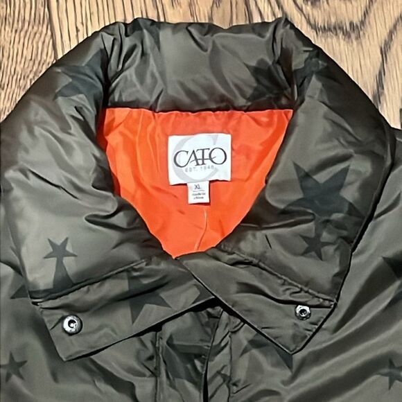 Cato Starry Puffer Cropped Jacket Size XL - Picture 5 of 7